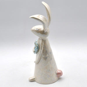 Bunny with Blue Heart #02