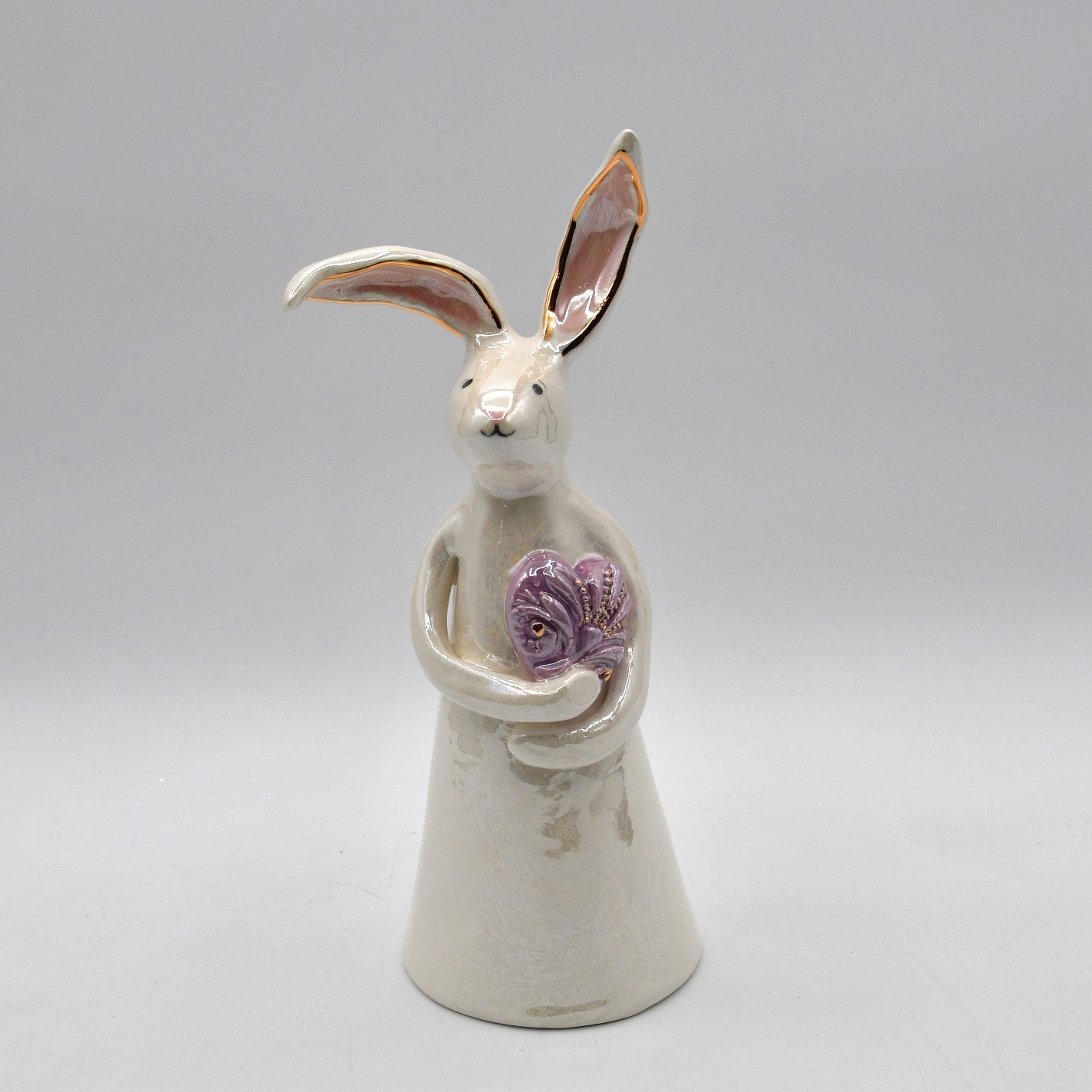Bunny with Amethyst Heart #07