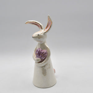 Bunny with Amethyst Heart #07