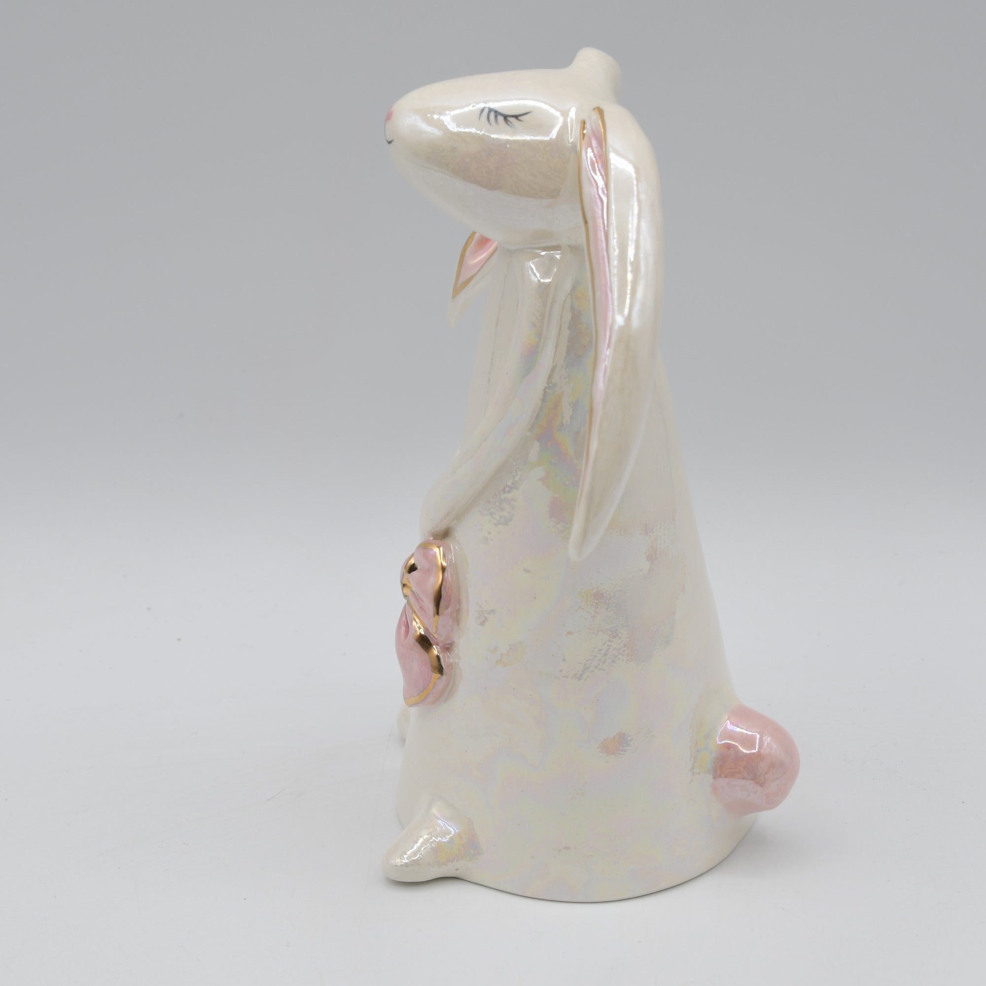 Bunny With Pink Ribbon #22