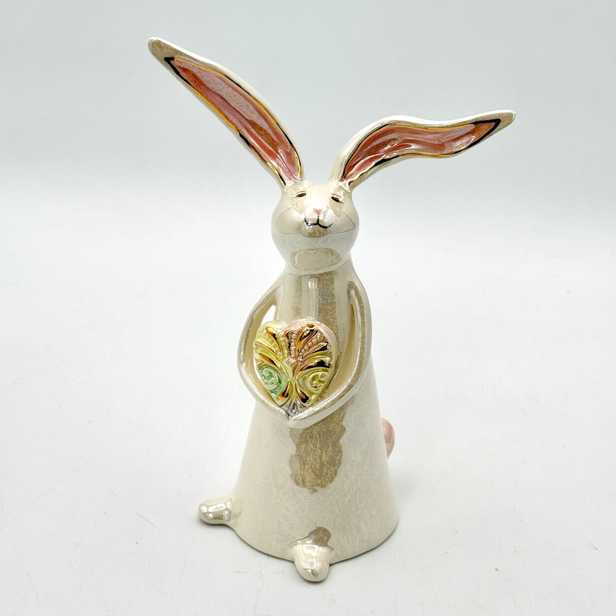 Hand-Sculpted Bunny with Yellow Heart — Fall Limited Edition #38