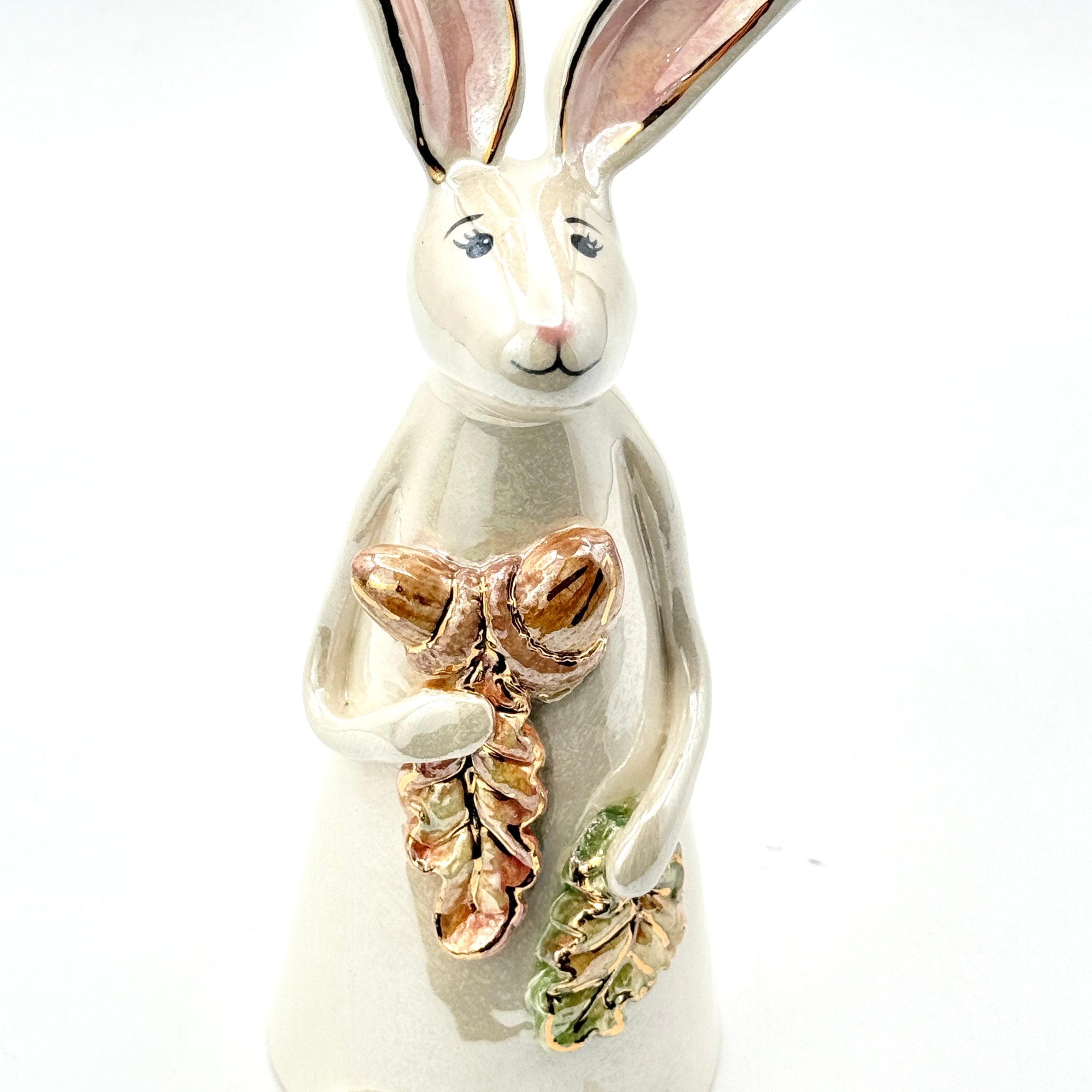 Hand-Sculpted Bunny with Acorns — Fall Limited Edition #40