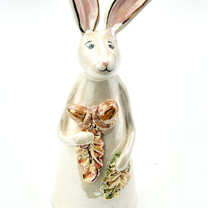 Hand-Sculpted Bunny with Acorns — Fall Limited Edition #40