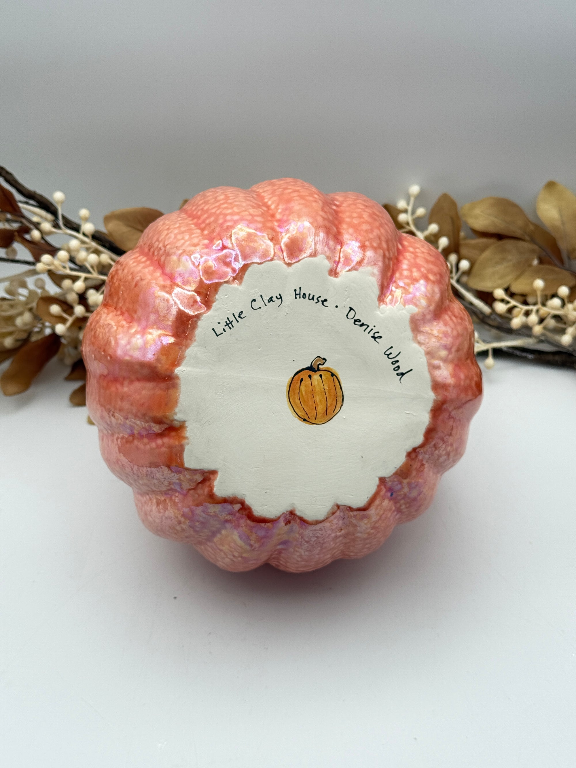 Only 2 Available - Ceramic Pumpkin Container – Autumn Spice
