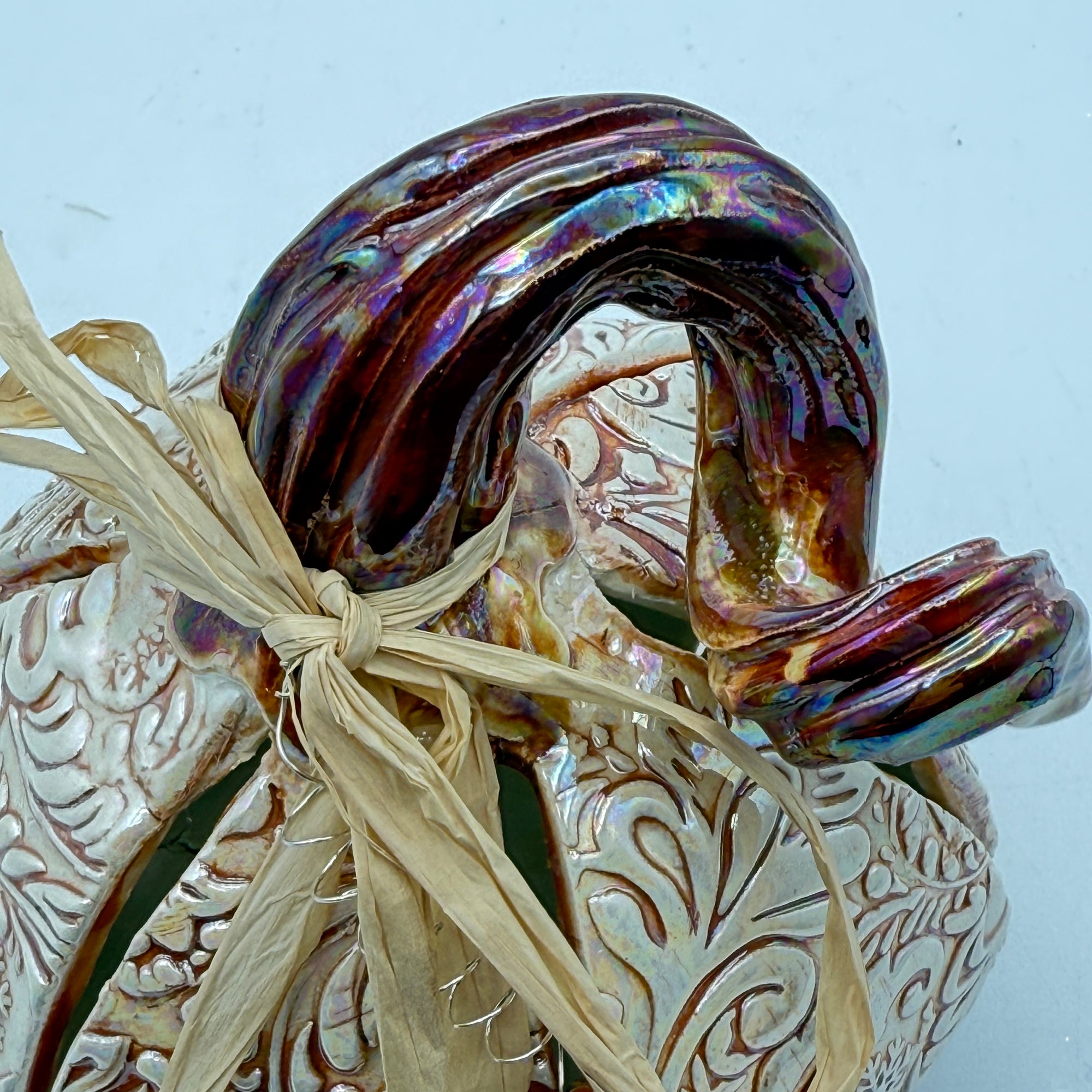 “Autumn Harvest” Scrollwork Pumpkin