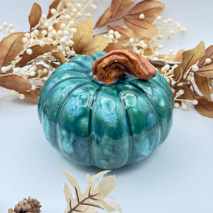 “Twilight Grove” Ceramic Pumpkin