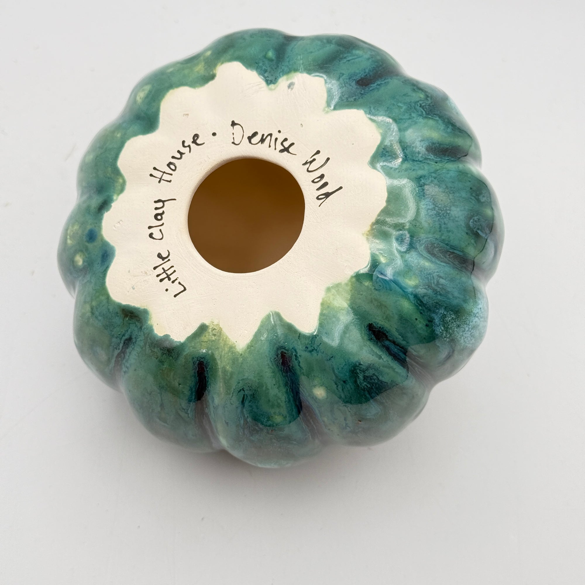 “Twilight Grove” Ceramic Pumpkin