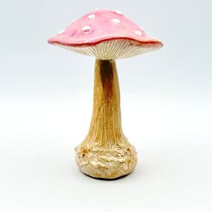Fairytale Cap Mushroom – Handmade Ceramic Sculpture