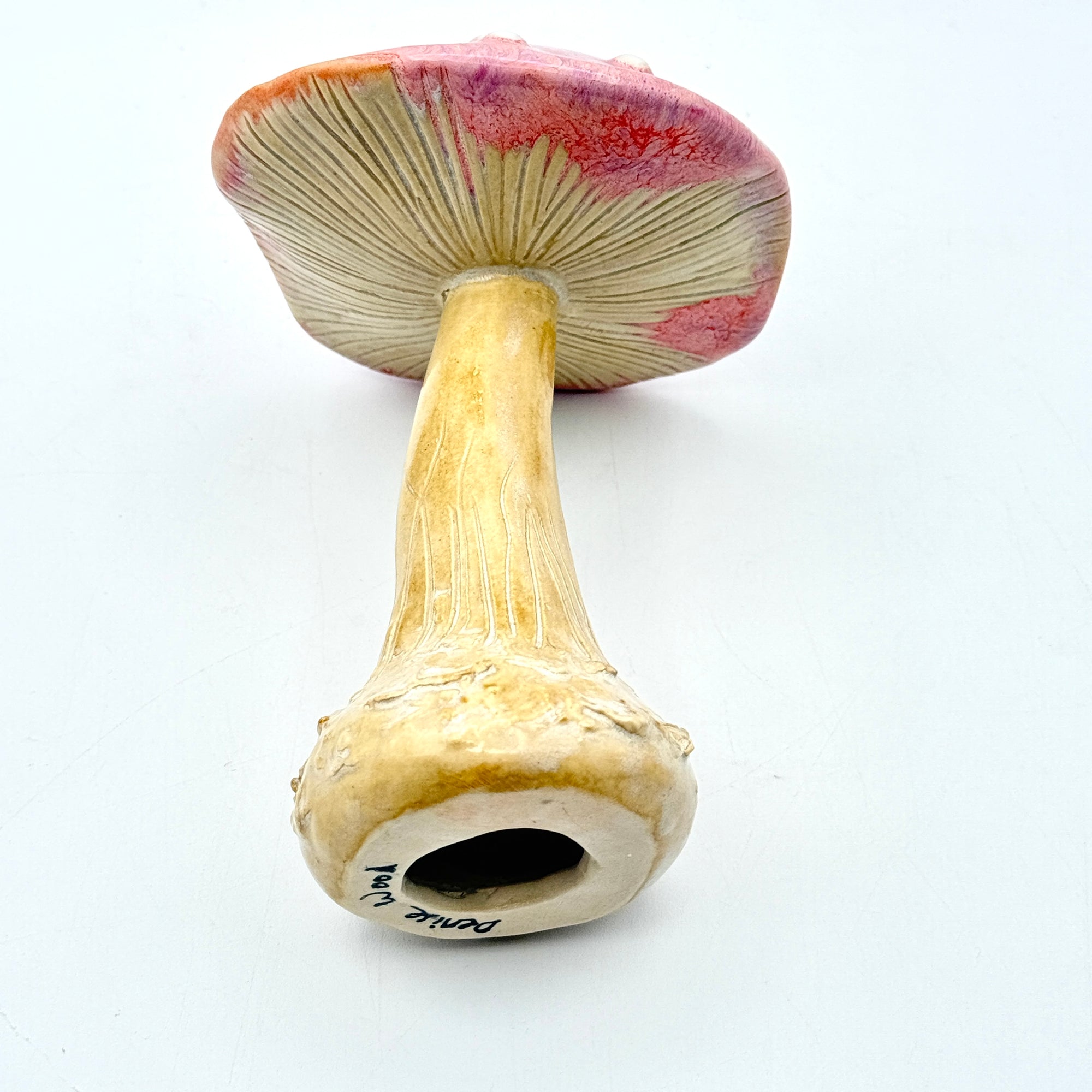 Fairytale Cap Mushroom – Handmade Ceramic Sculpture