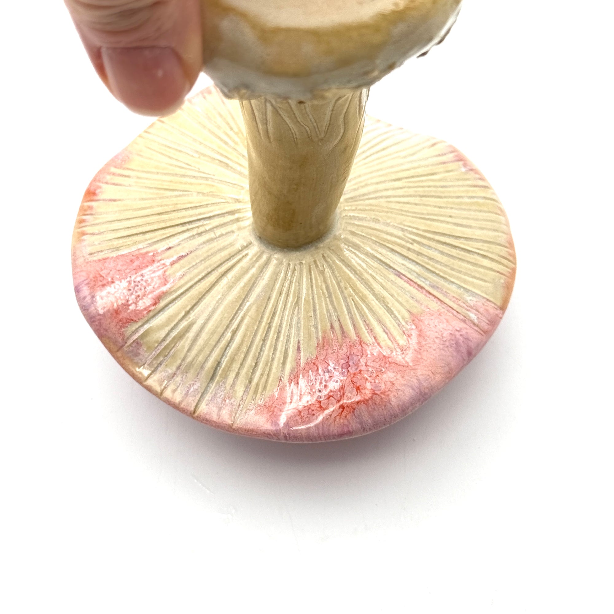 Fairytale Cap Mushroom – Handmade Ceramic Sculpture