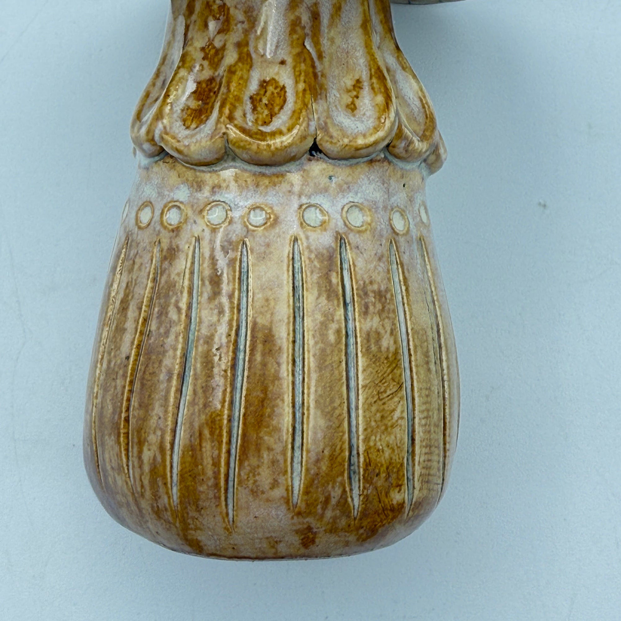 Autumn Cap – Stoneware Mushroom Sculpture