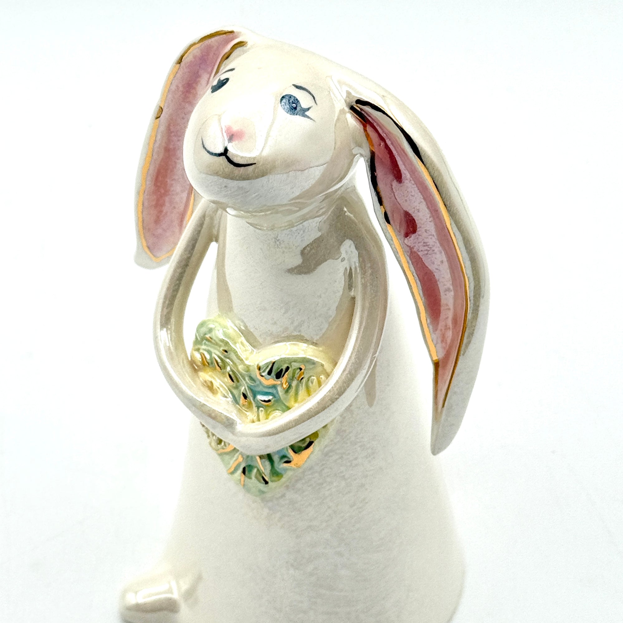 Hand-Sculpted Bunny with Yellow Heart — Fall Limited Edition #39