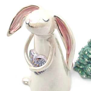 Bunny with Lavendar Heart —#43 Winter Limited Edition