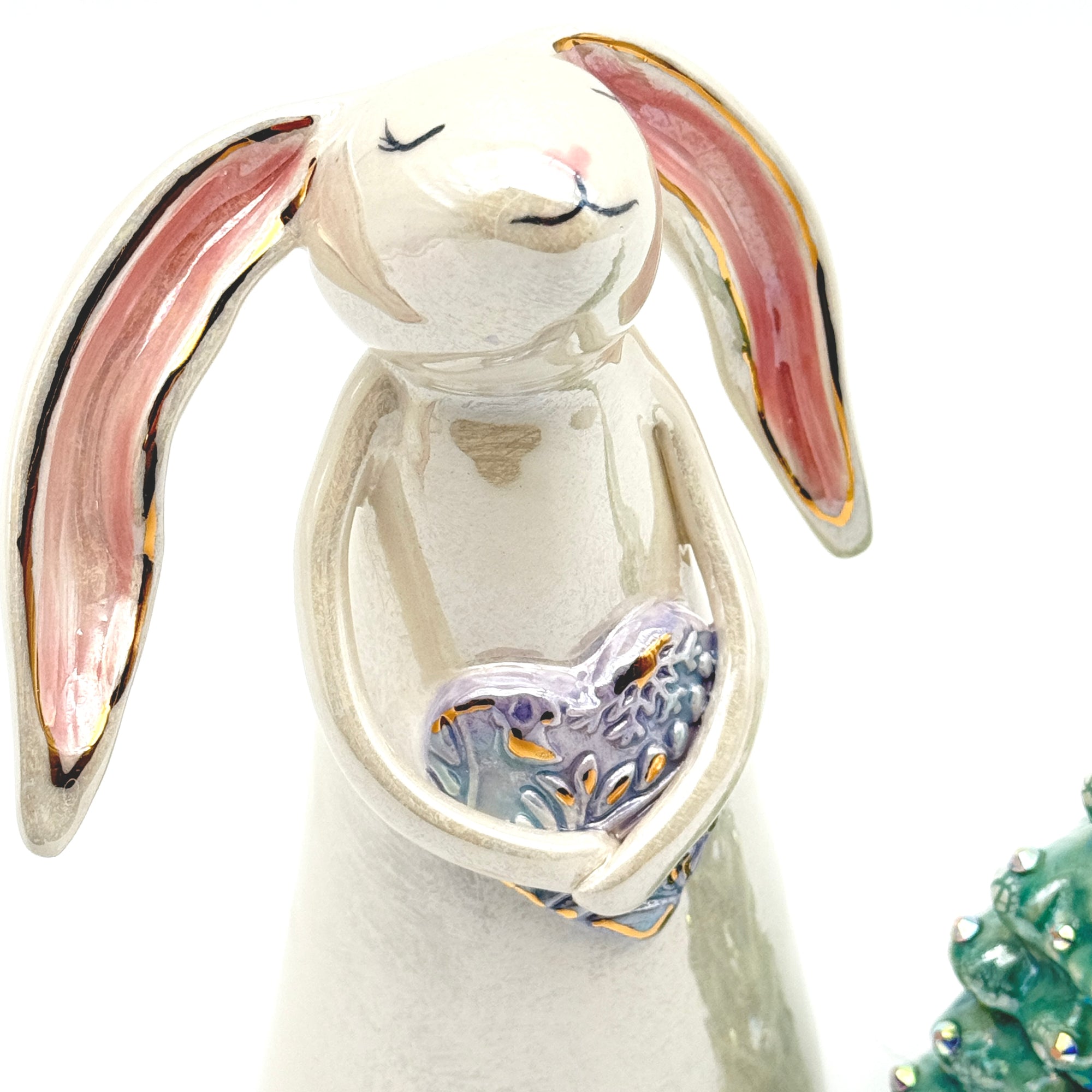 Bunny with Lavendar Heart —#43 Winter Limited Edition