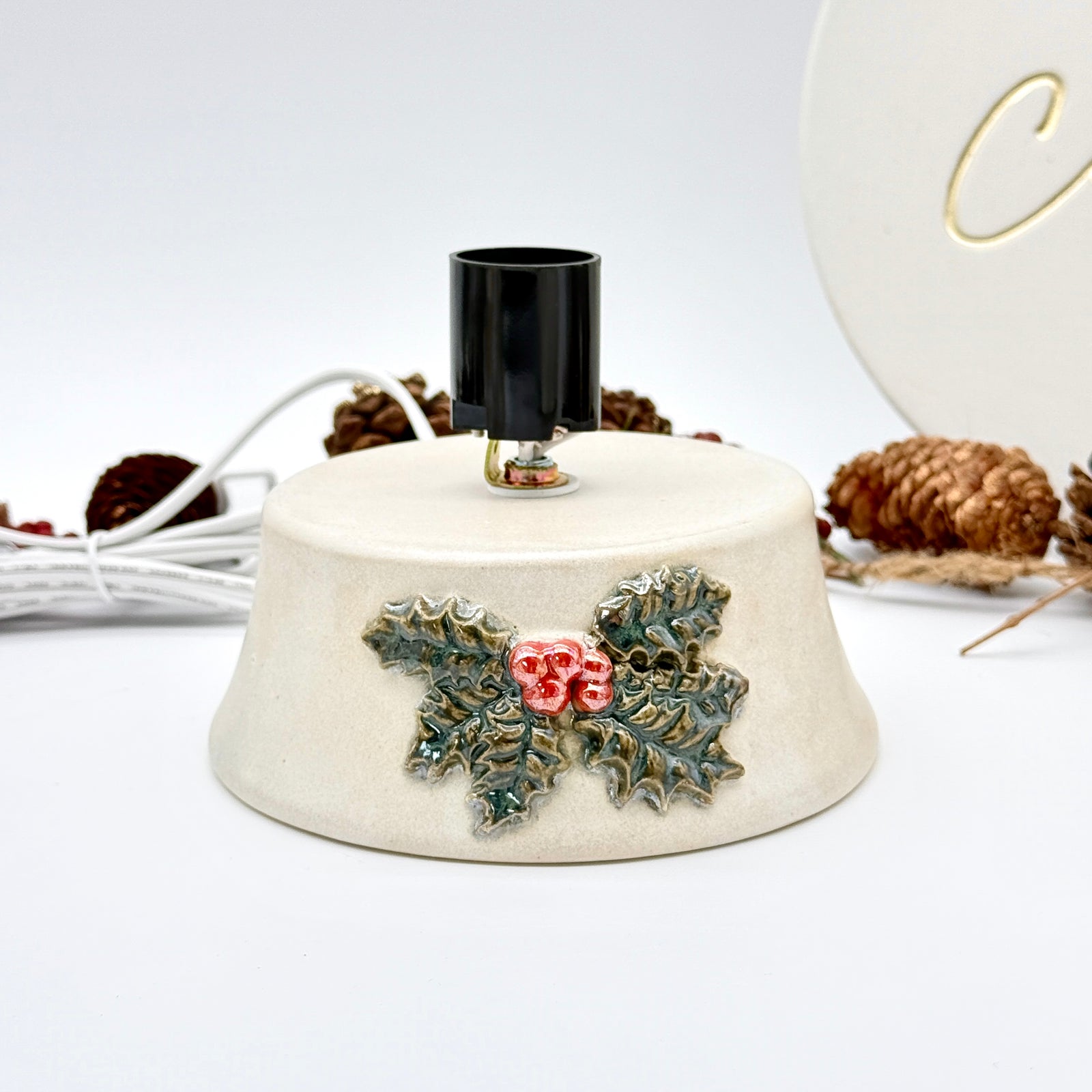 Holly Berry Light Base