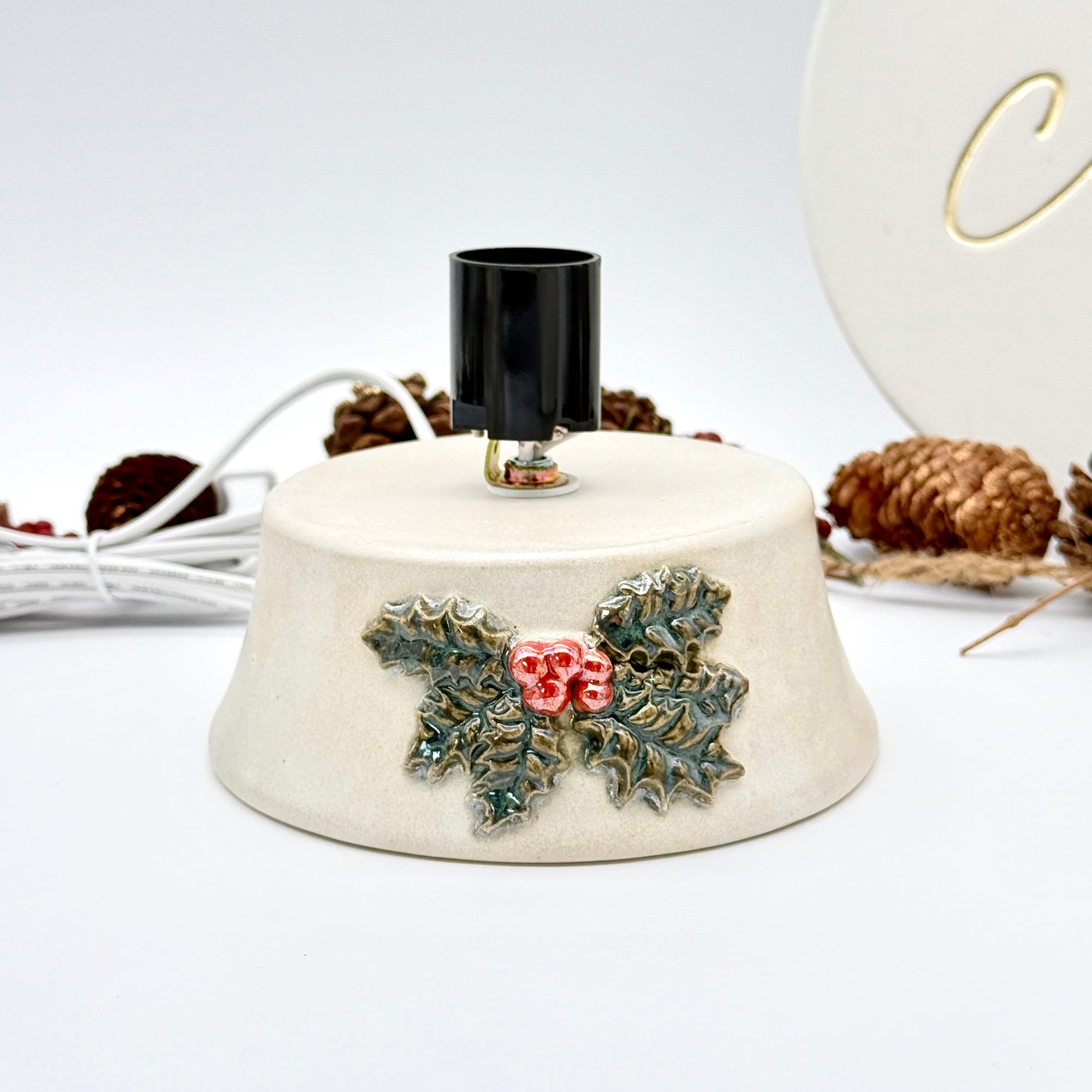 Holly Berry Light Base