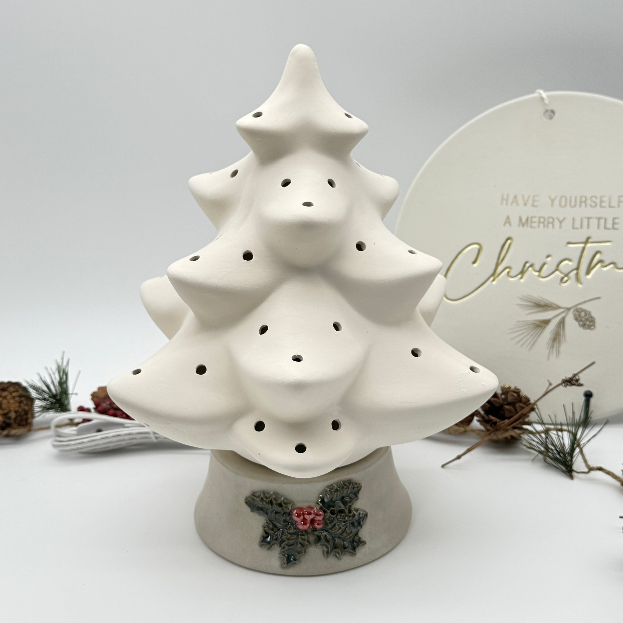 Holly Berry Light Base