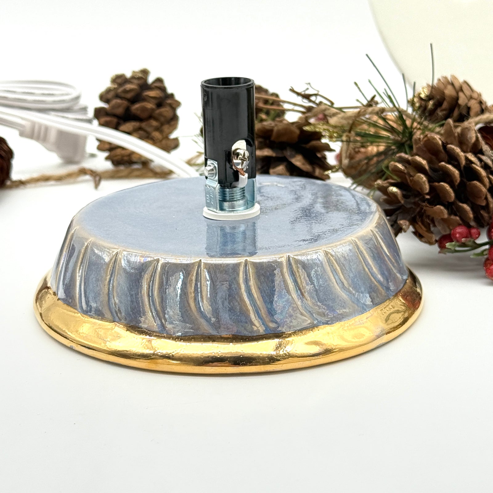 Artisan's Iridescent Pedestal