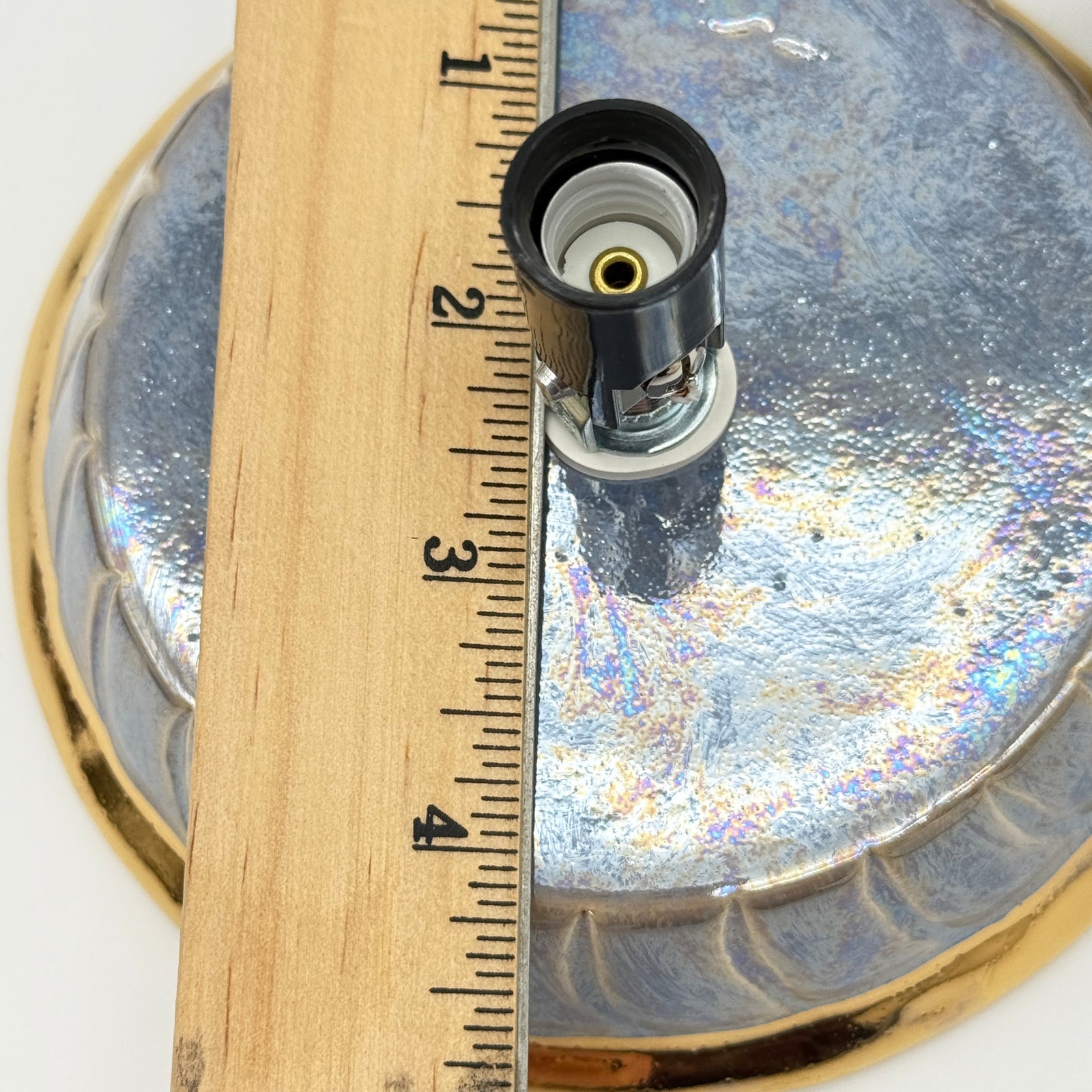 Artisan's Iridescent Pedestal