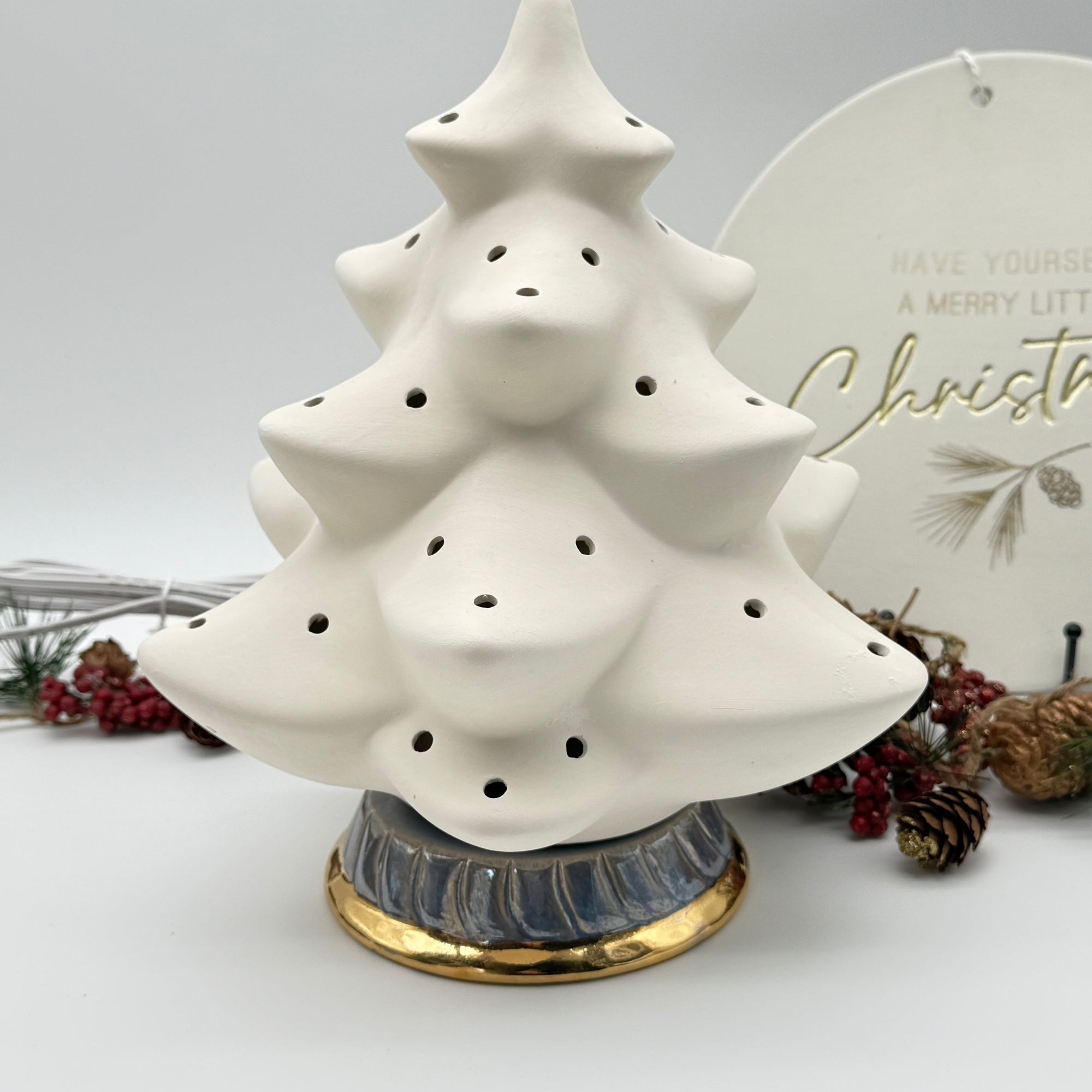 Artisan's Iridescent Pedestal