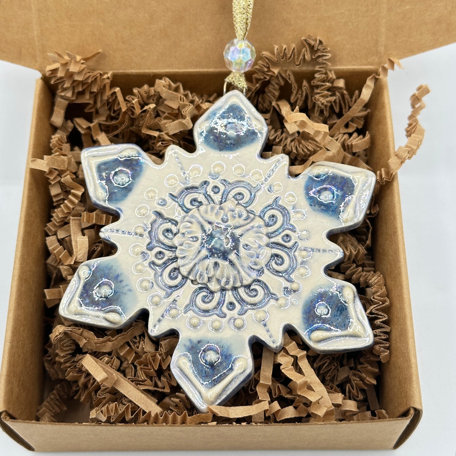 Handmade Snowflake Ornament