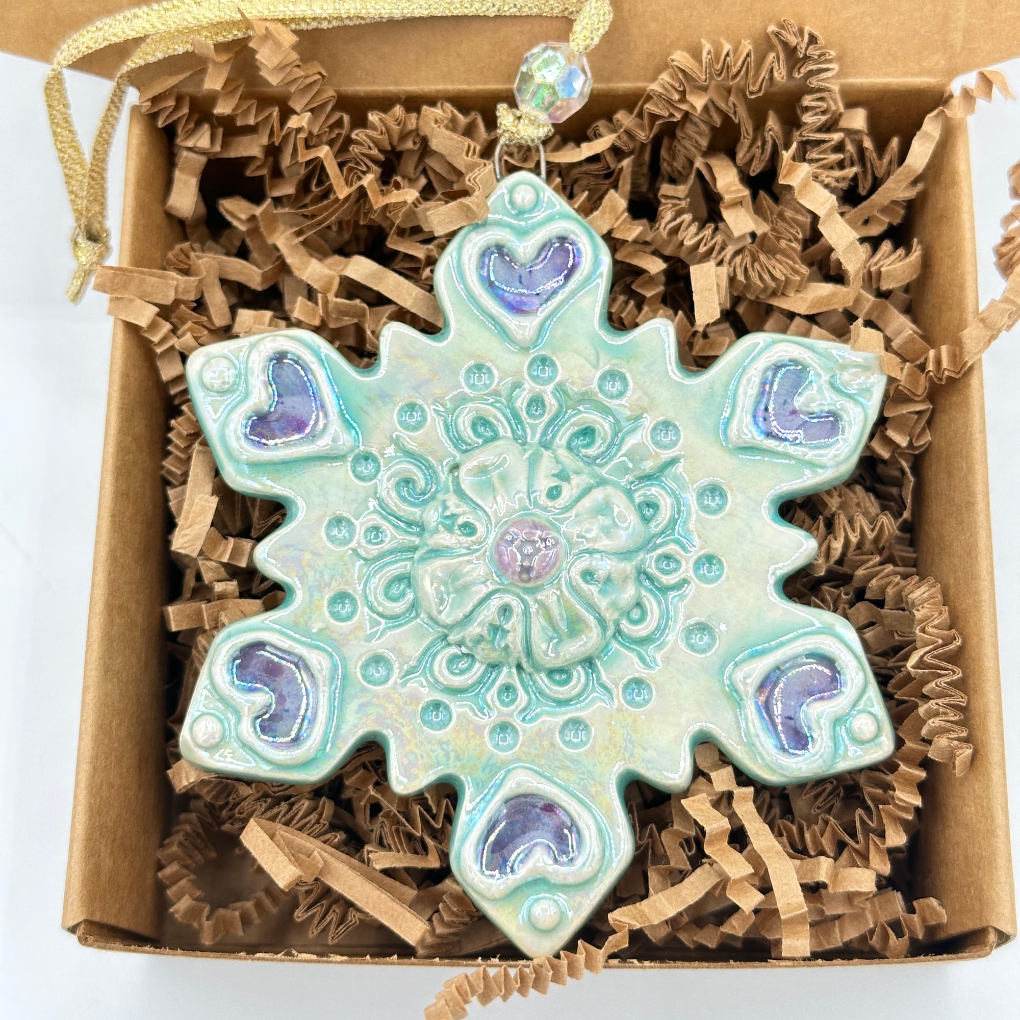 Handmade Snowflake Ornament