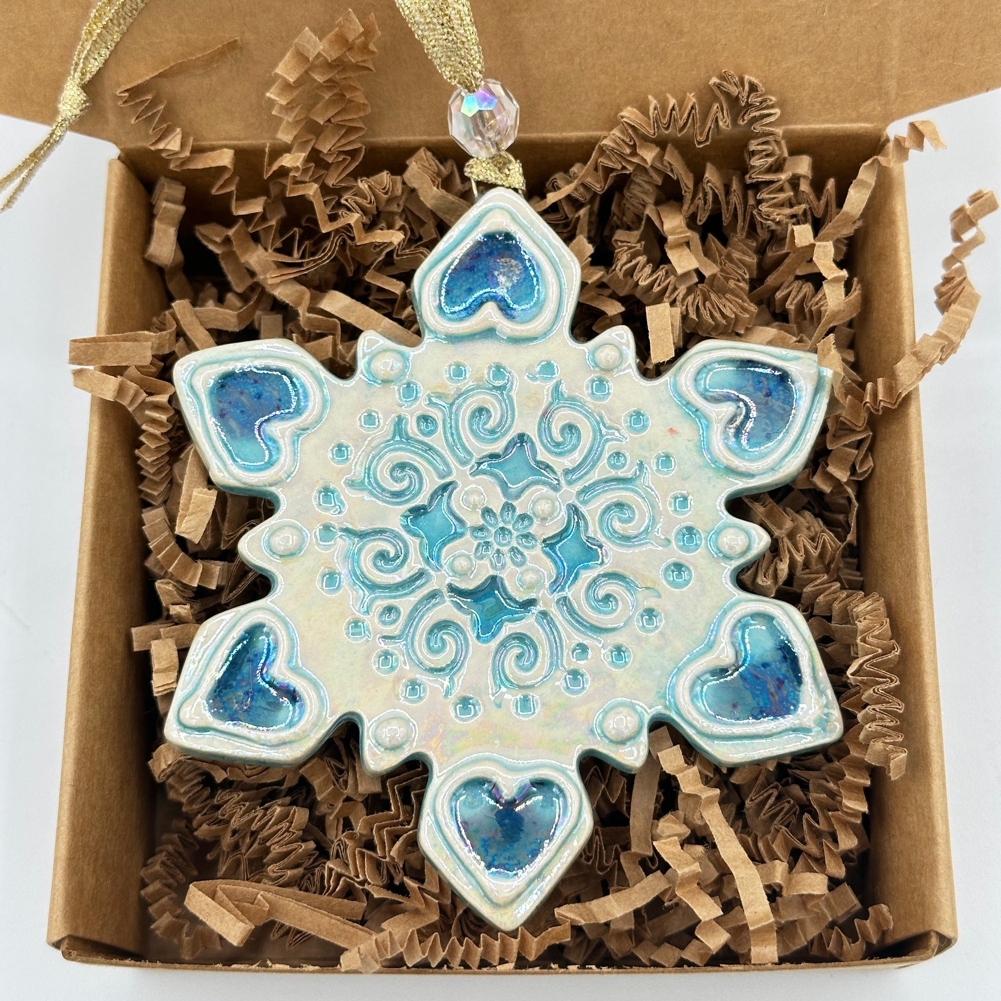 Handmade Snowflake Ornament
