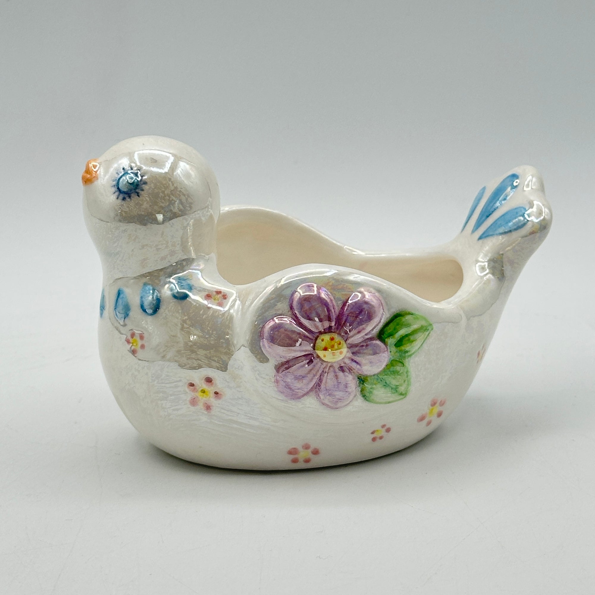 Vintage Bird Scrubby Holder