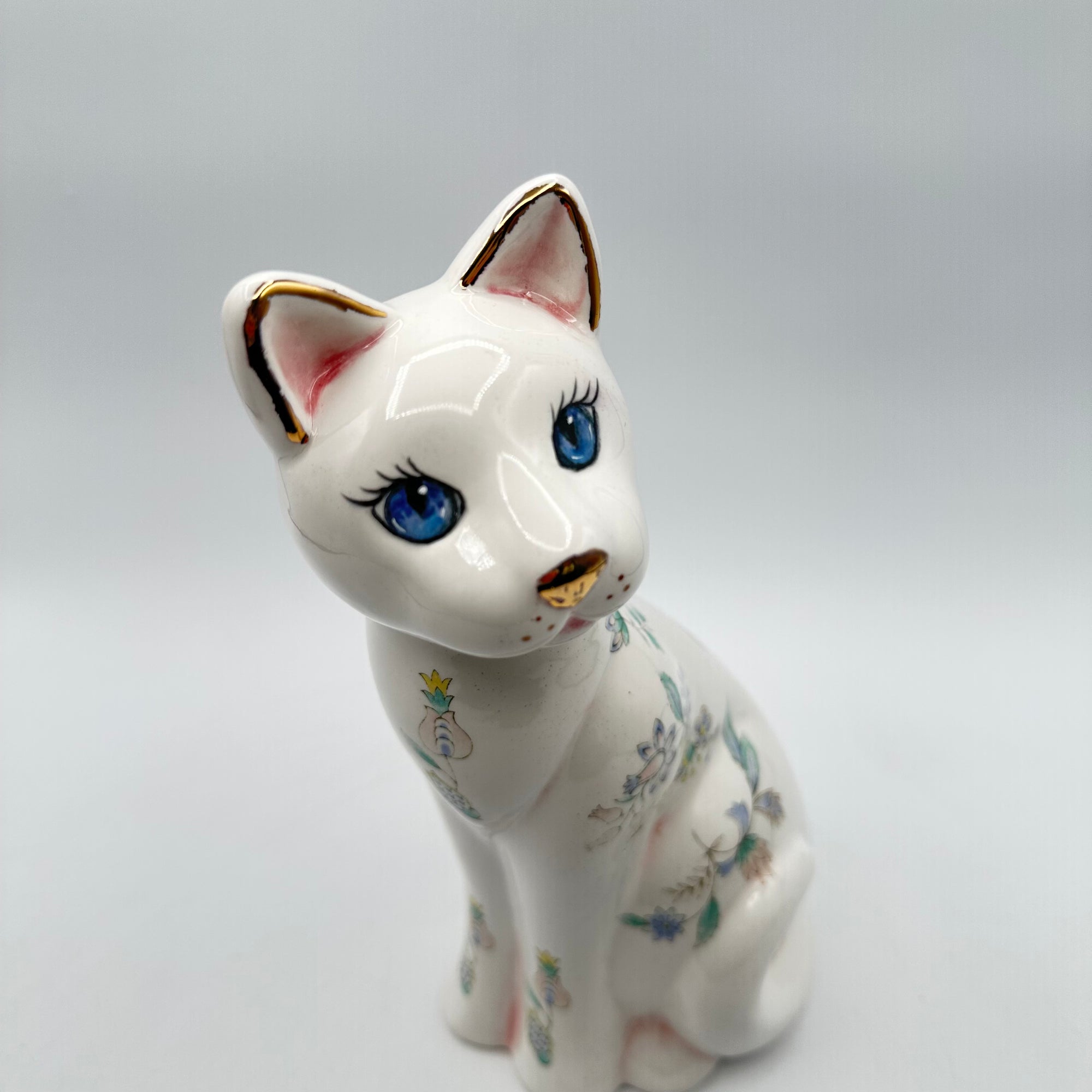 Enchanting Floral Cat