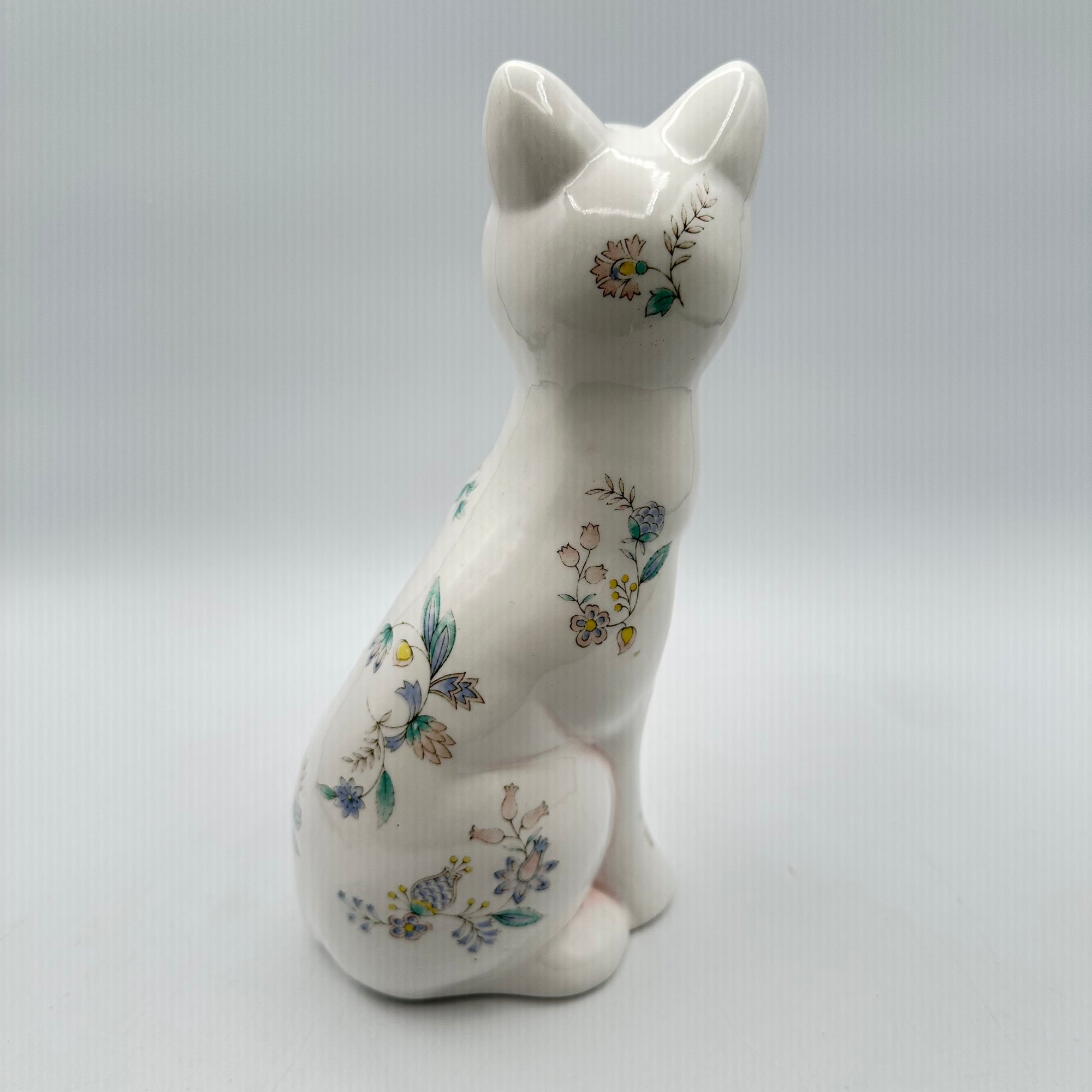 Enchanting Floral Cat