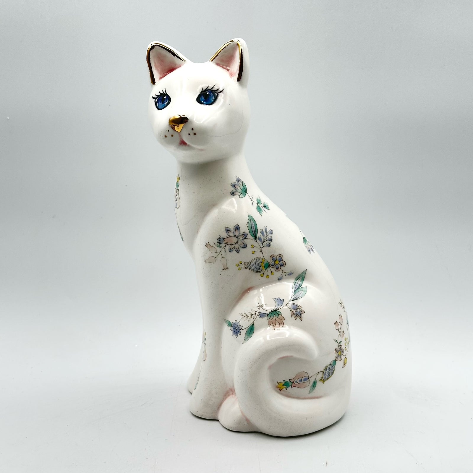 Enchanting Floral Cat