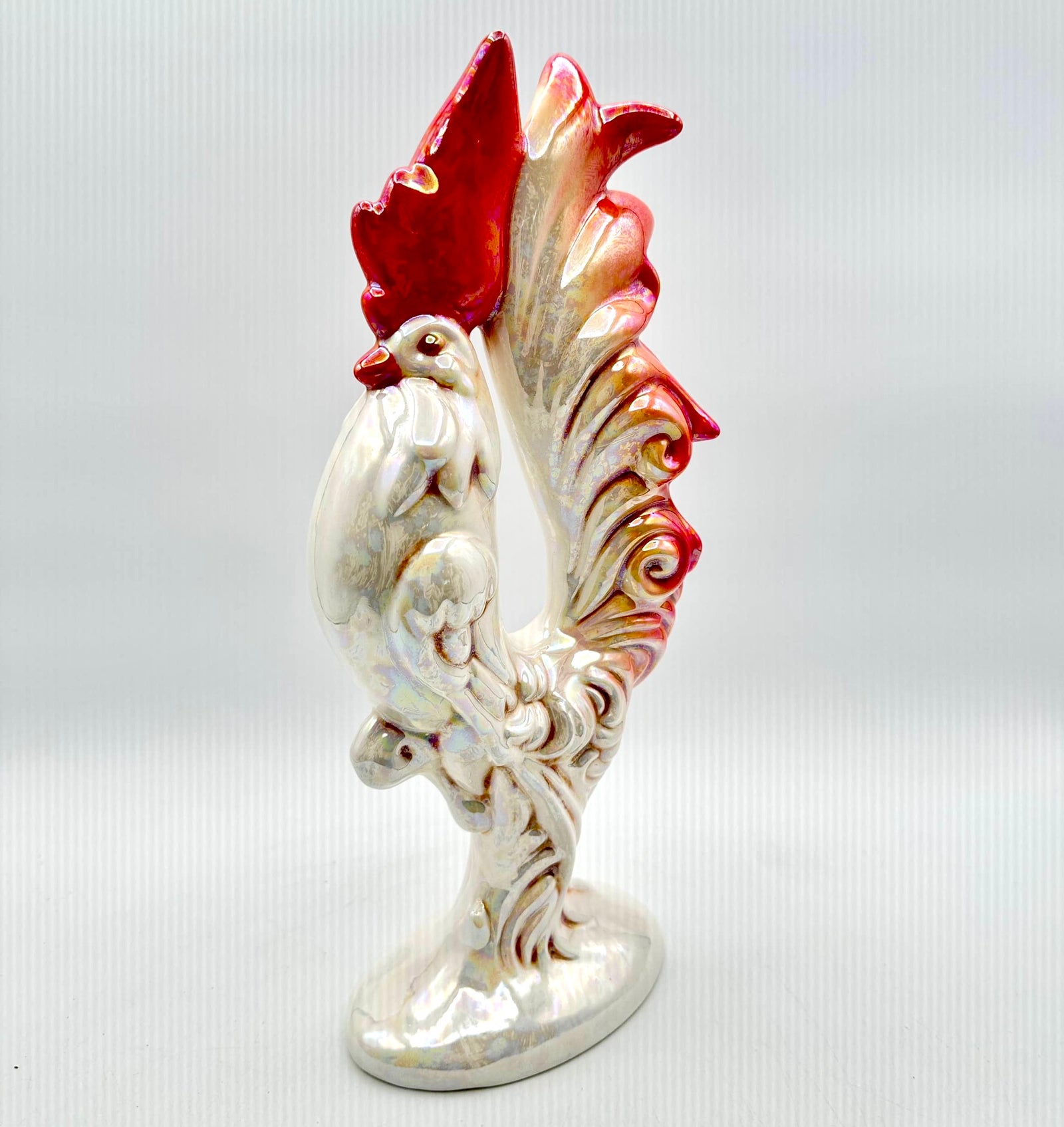Mid-Century Style Ceramic Rooster
