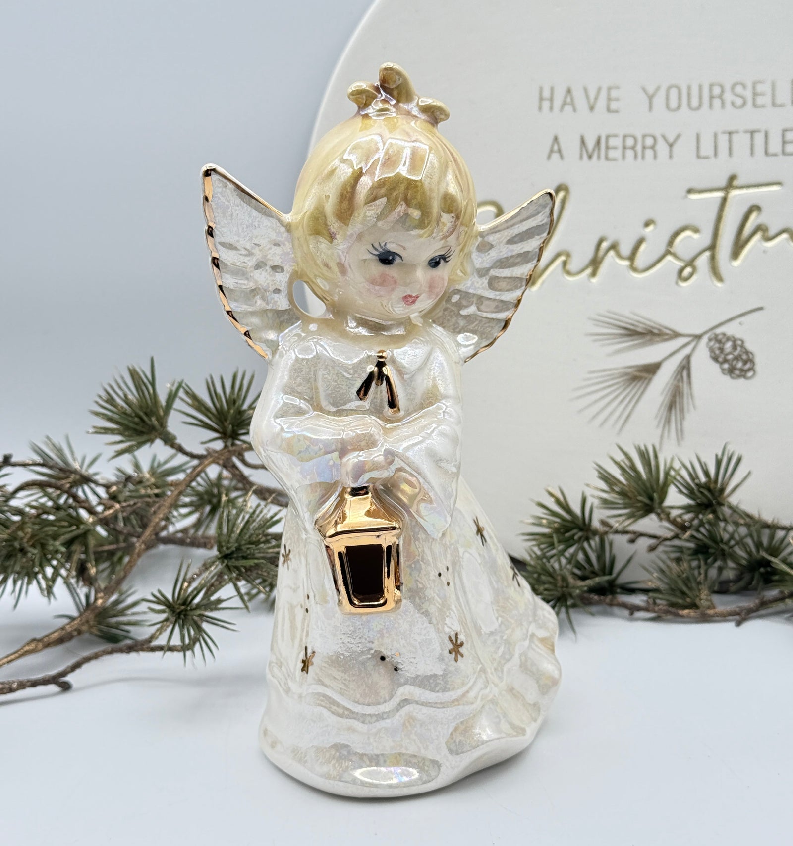 Angel Figurine with Lantern
