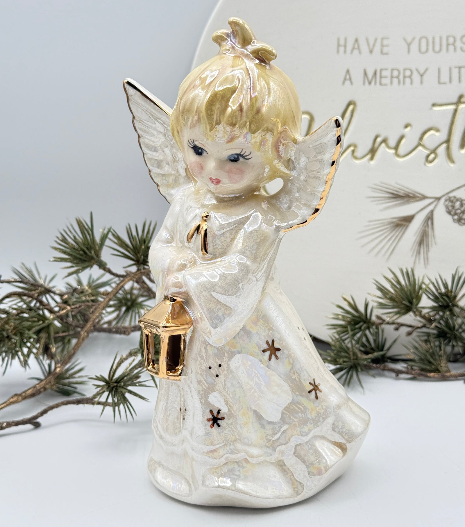 Angel Figurine with Lantern