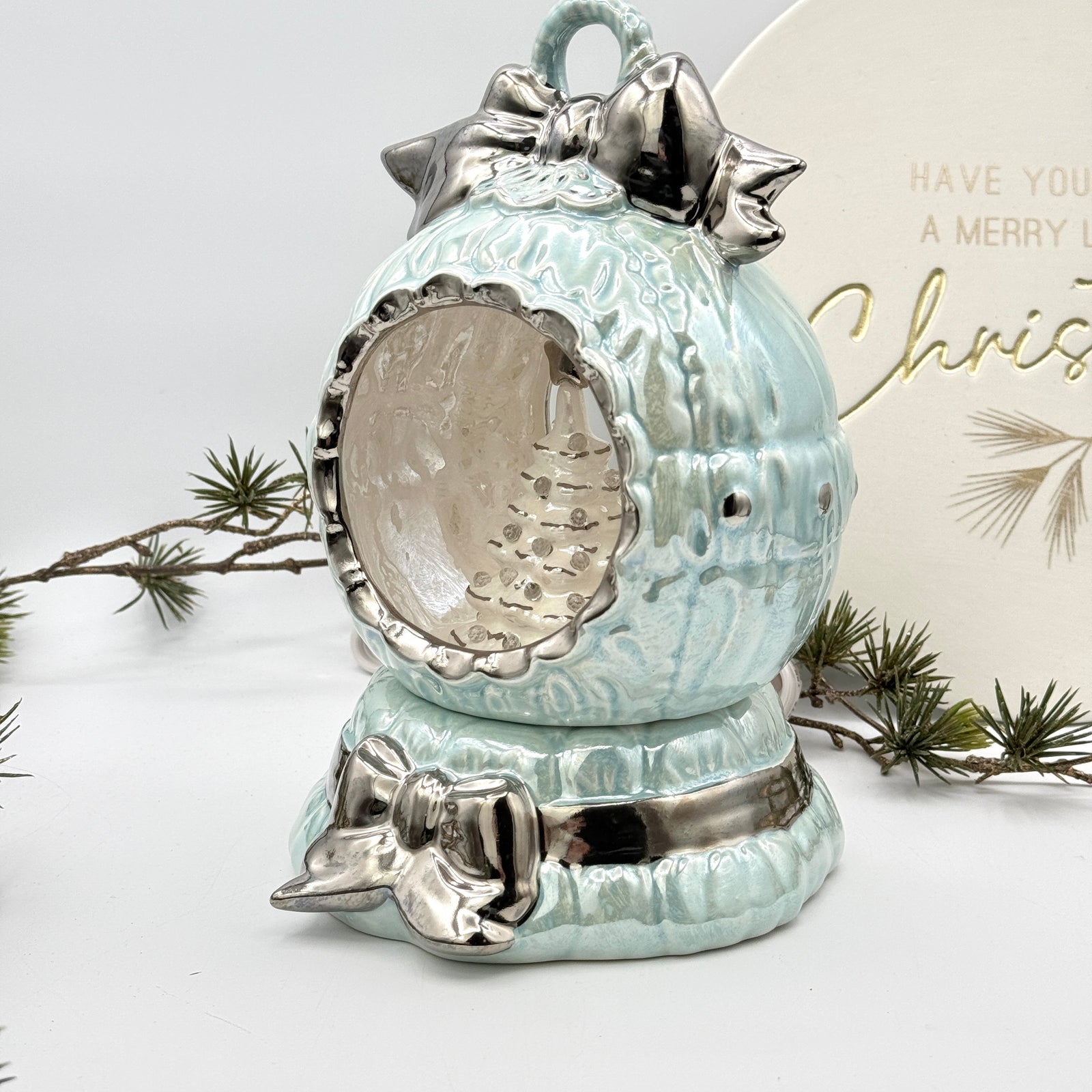 Vintage Christmas Diorama - Silver