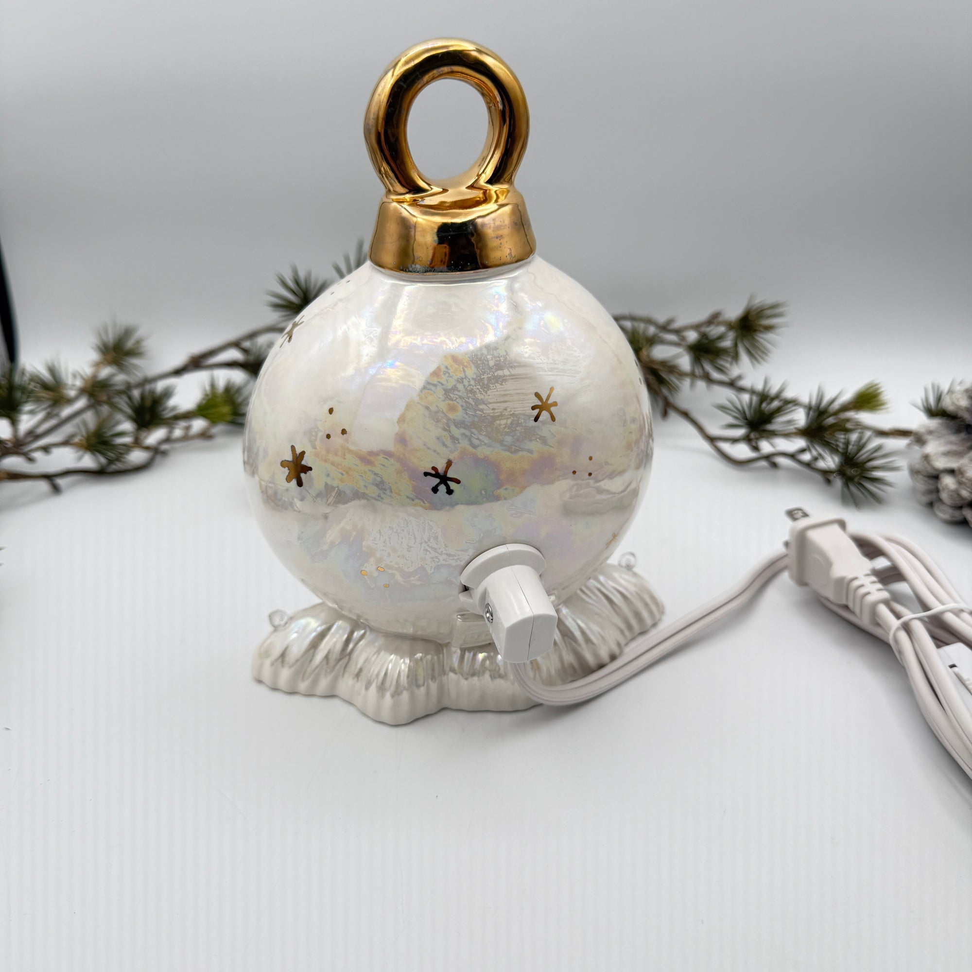 Illuminated Winter Village Ornament