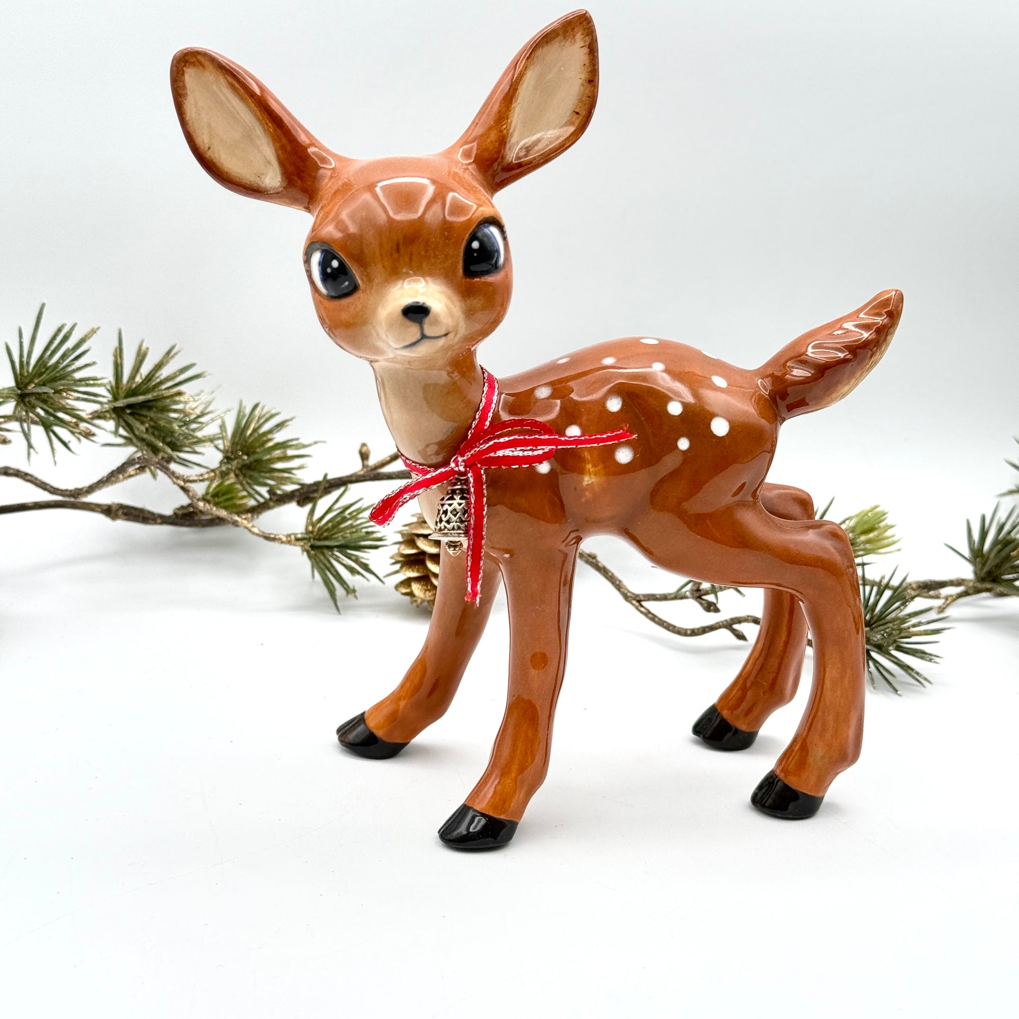 Little Fawn with a Festive Flair