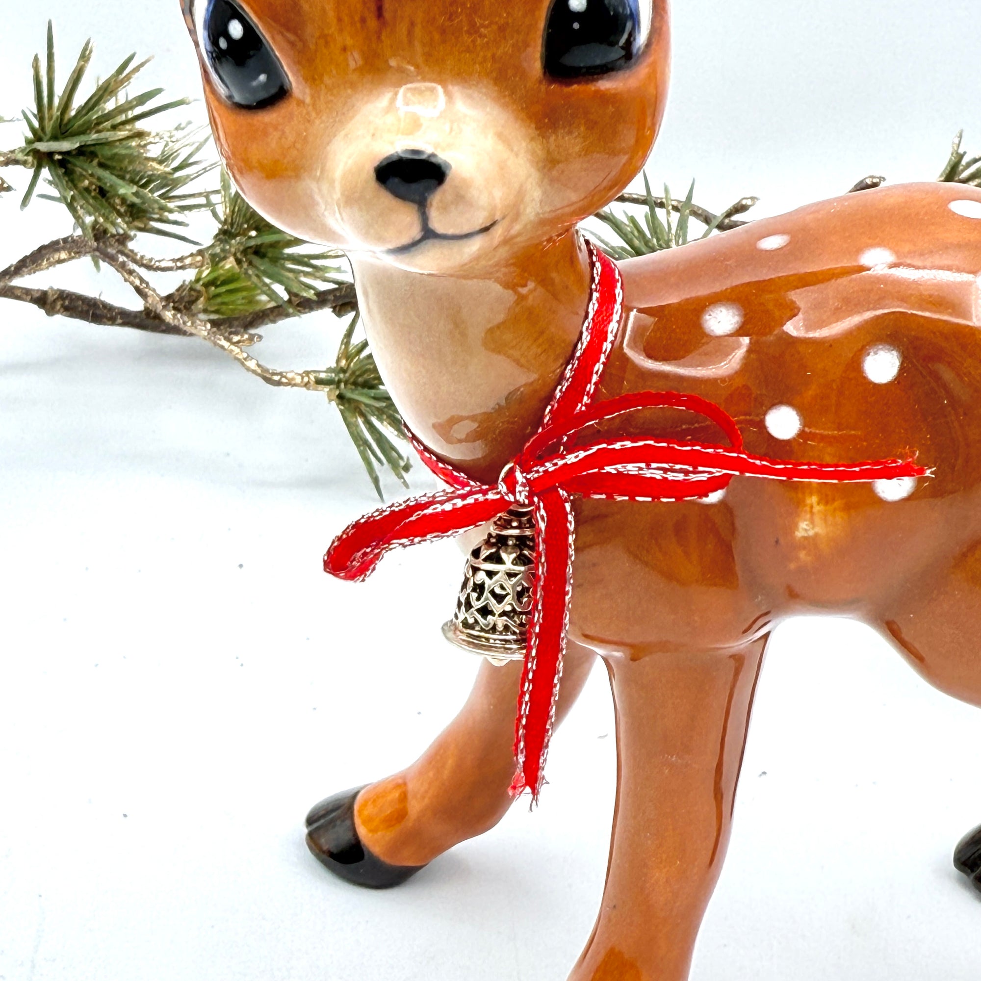 Little Fawn with a Festive Flair