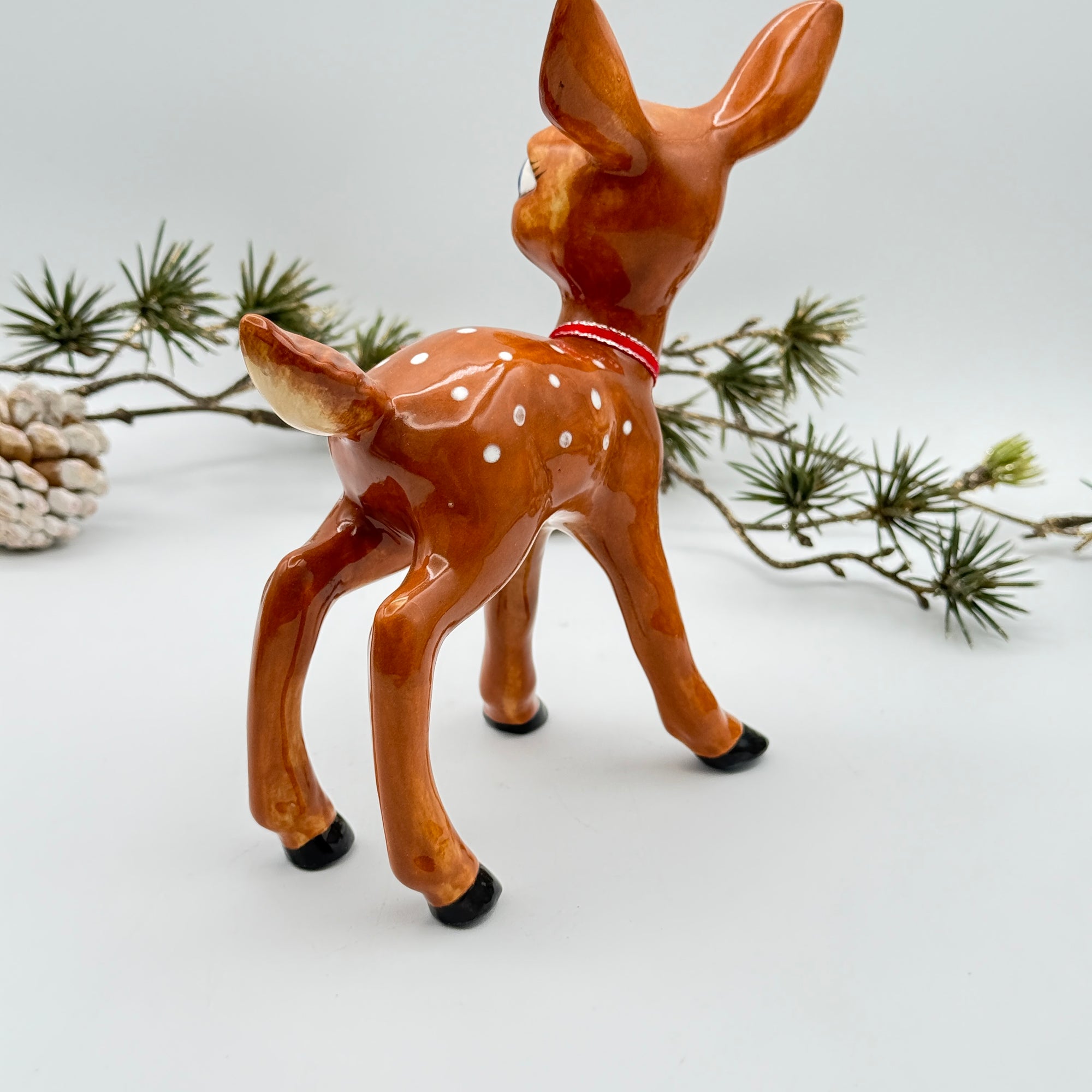Little Fawn with a Festive Flair