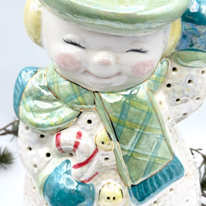 Vintage Sparkle Snowman
