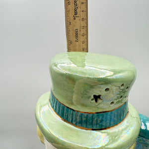 Vintage Sparkle Snowman