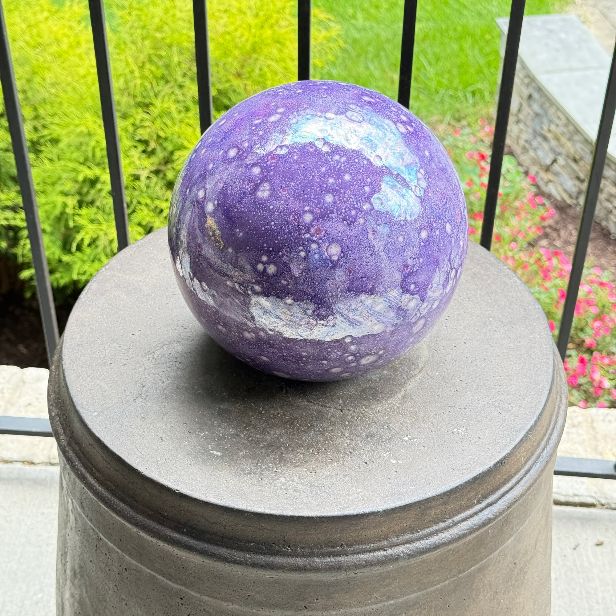 Handcrafted Ceramic Gazing Ball