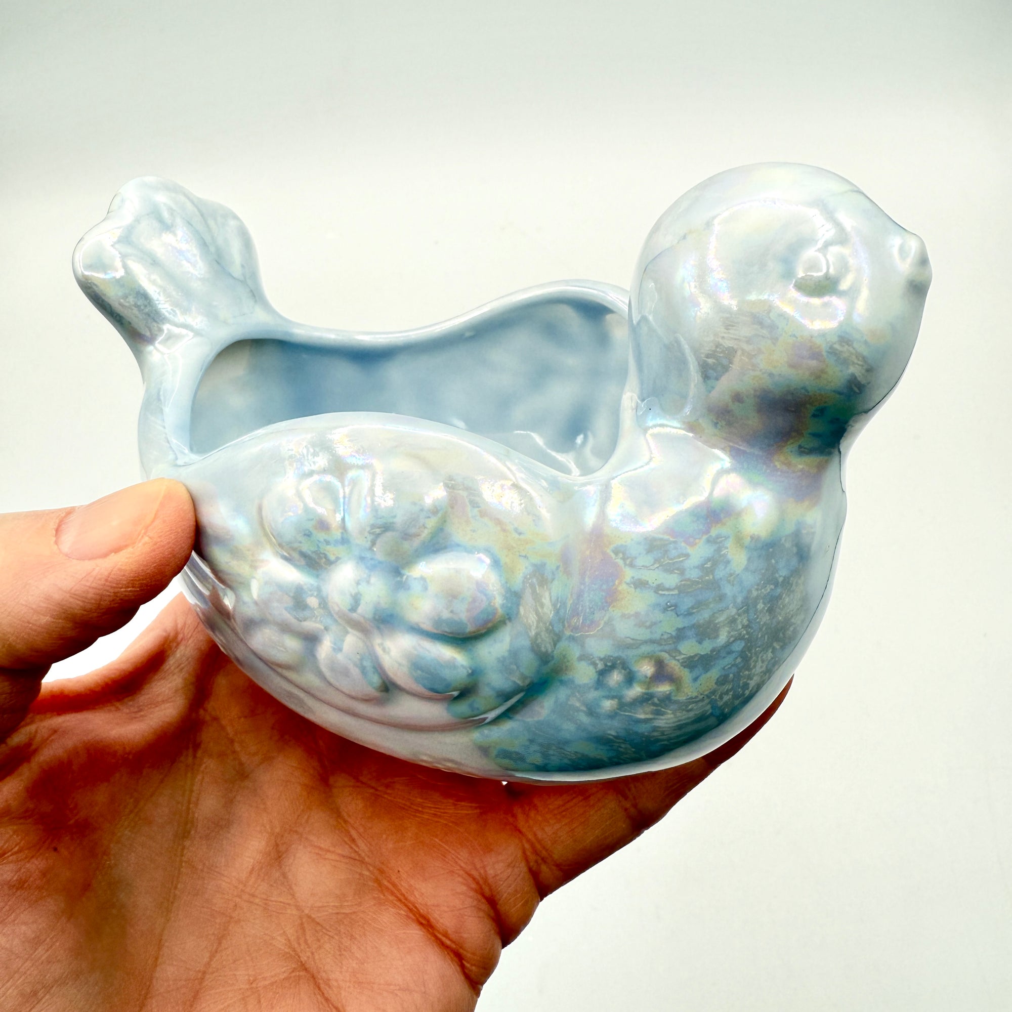 Vintage Bird Scrubby Holder