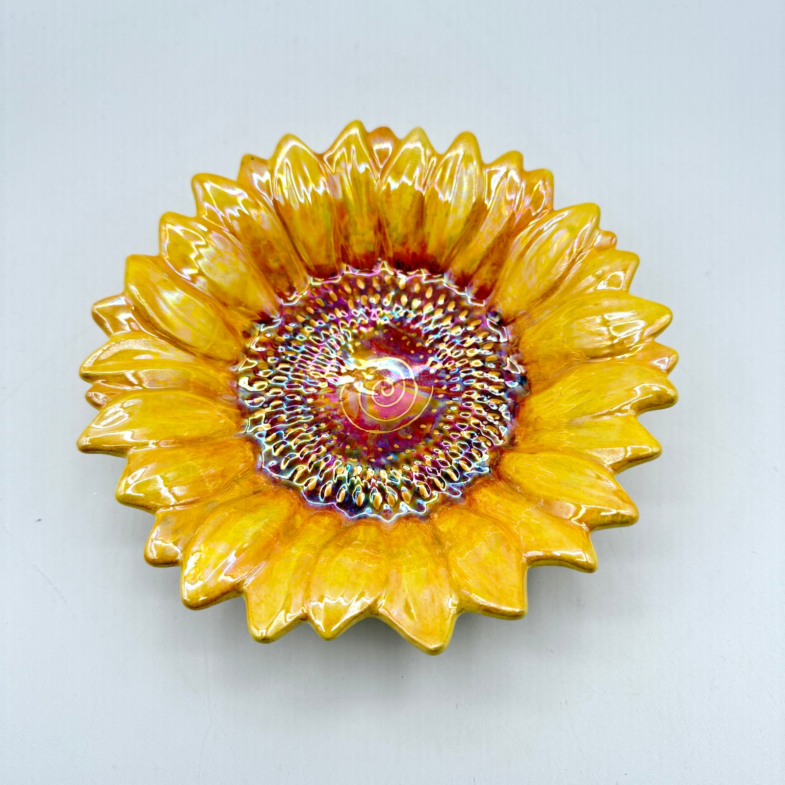 Golden Sunflower Dish