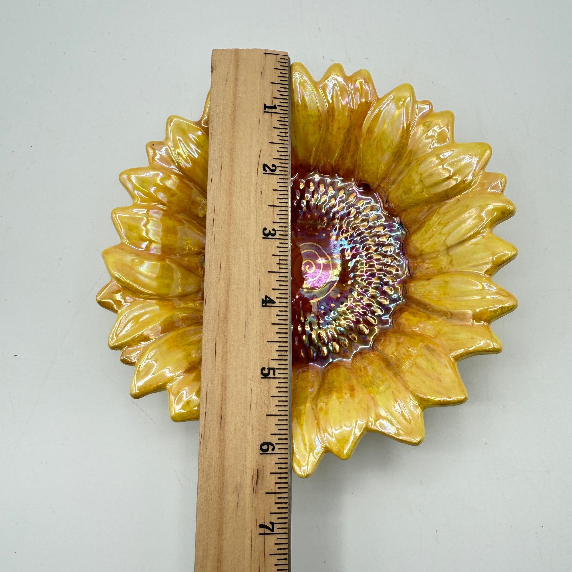 Golden Sunflower Dish